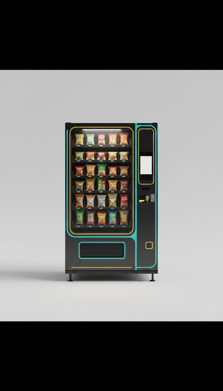 Café vending machine with barista selection