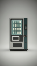Modern Vending Machine with Énergie Catalogue