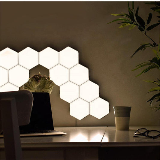Wall Decoration Touch Sensitive  Hexagonal Light